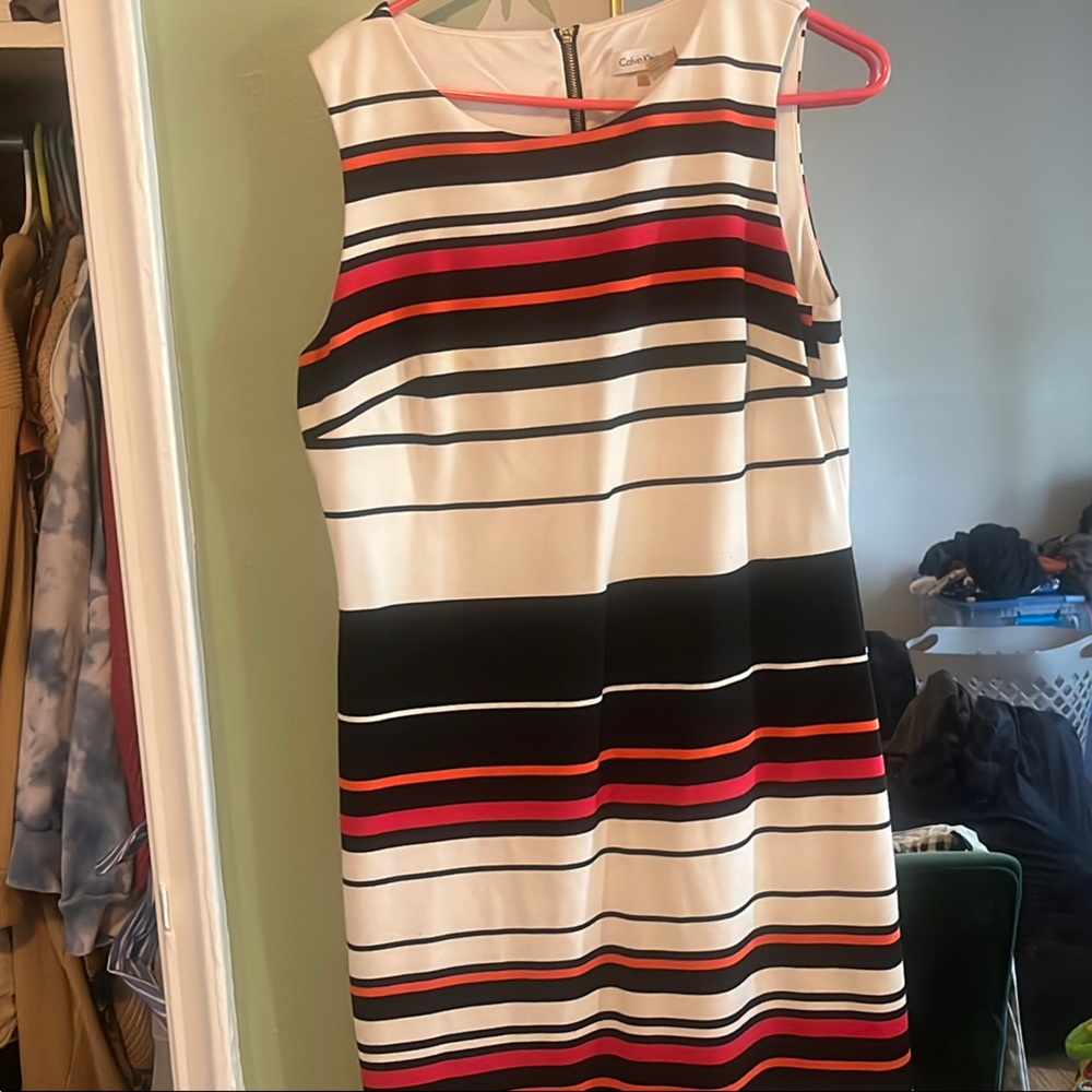 Striped Multicolor Women's Dress